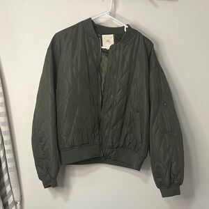 Thread & Supply Olive Green Bomber Jacket